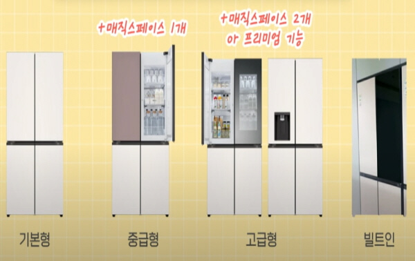 LG 냉장고 라인