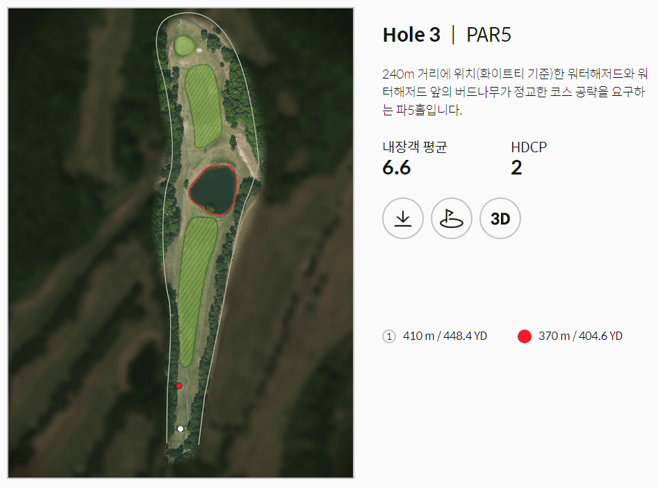 골프존카운티 한림안성 코스공략도 3