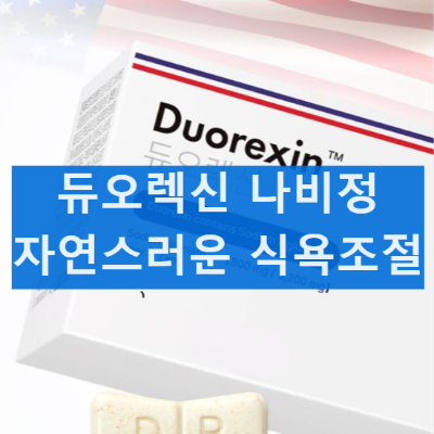 듀오렉신 나비정 내돈내산 후기 식욕억제 효과 복용법 부작용 가격