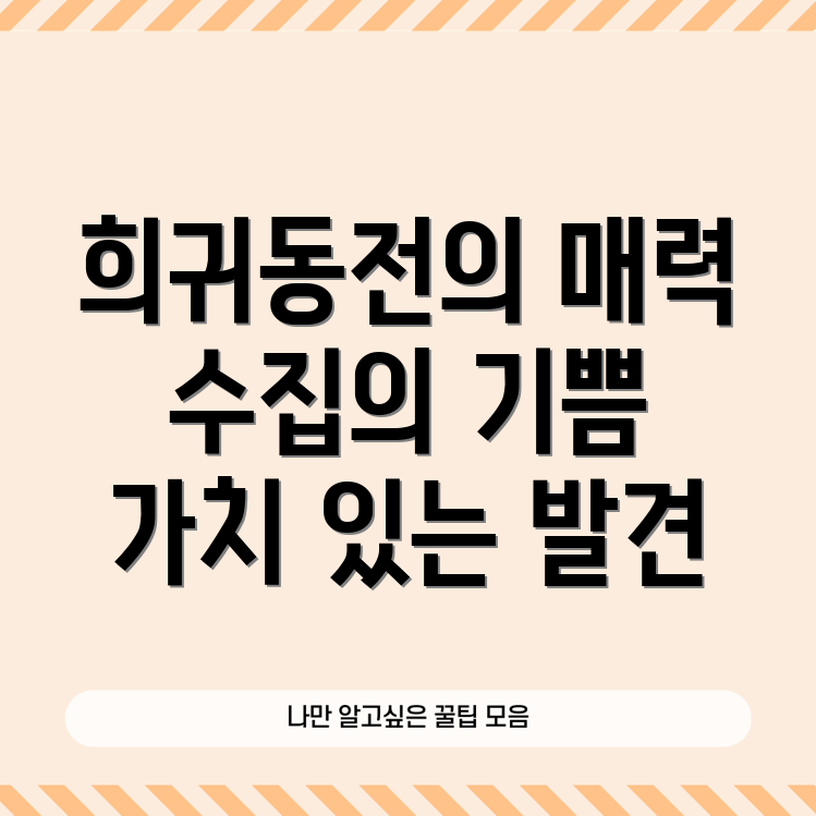 희귀동전의 매력