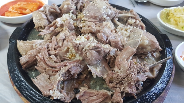 전주 삼천동 안행집의 오리도가니