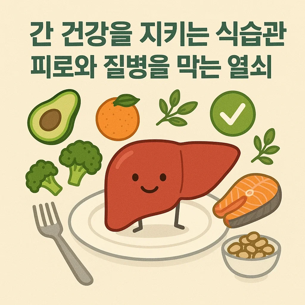 간 건강을 지키는 식습관, 피로와 질병을 막는 열쇠