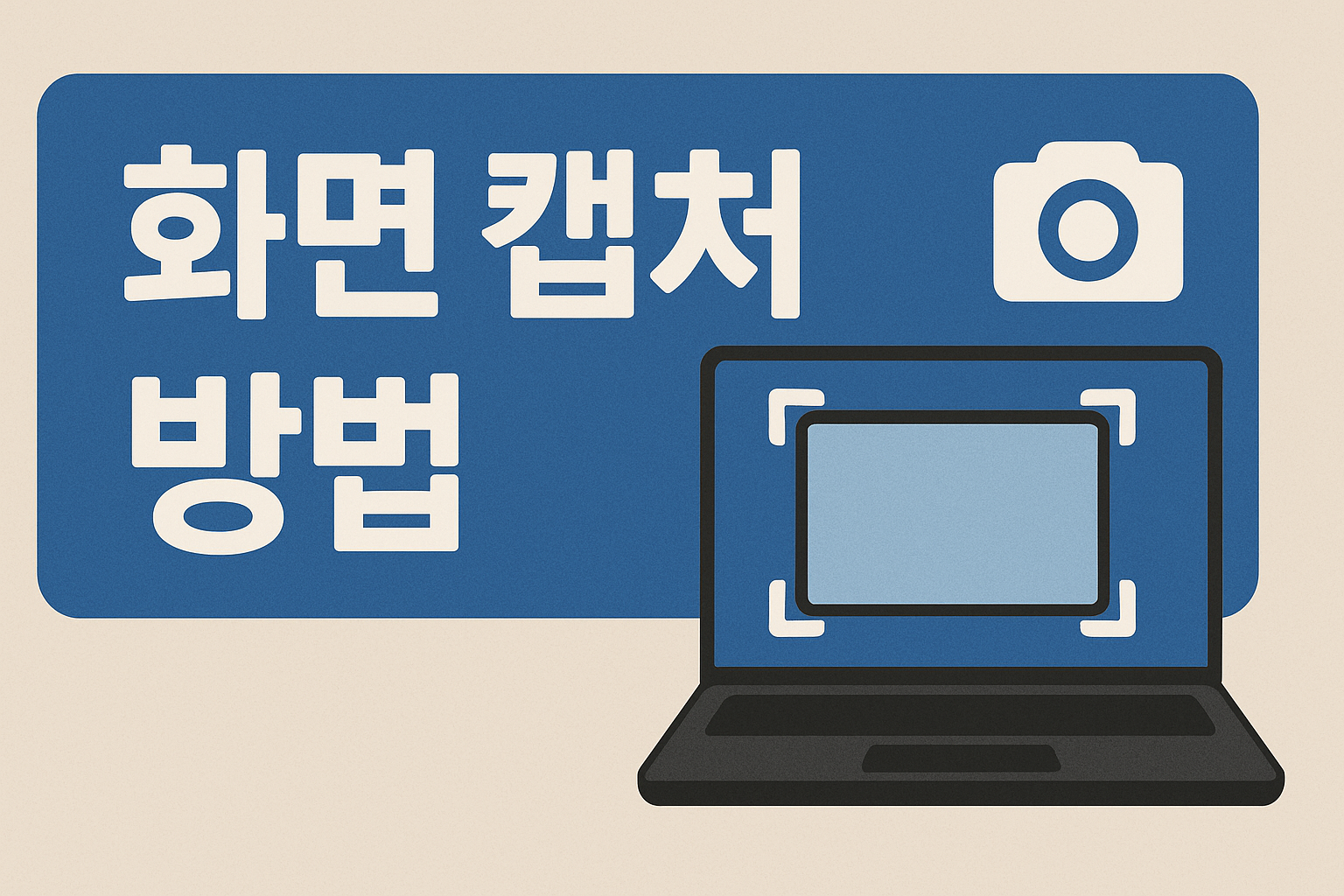 화면 캡쳐방법