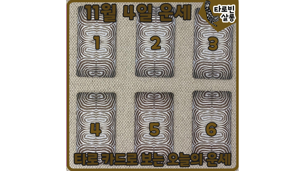  [11월 4일 운세] 타로 카드로 보는 365일 운세
