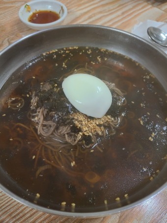 100% 순 메밀국수