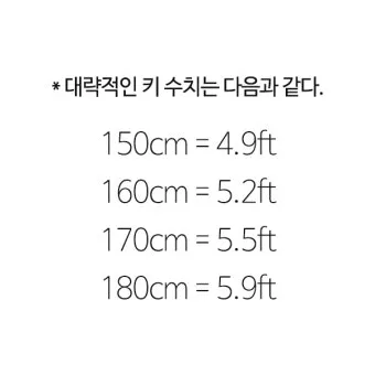미국에서 사람 키 피트 5피트 10피트 얼마일까_3