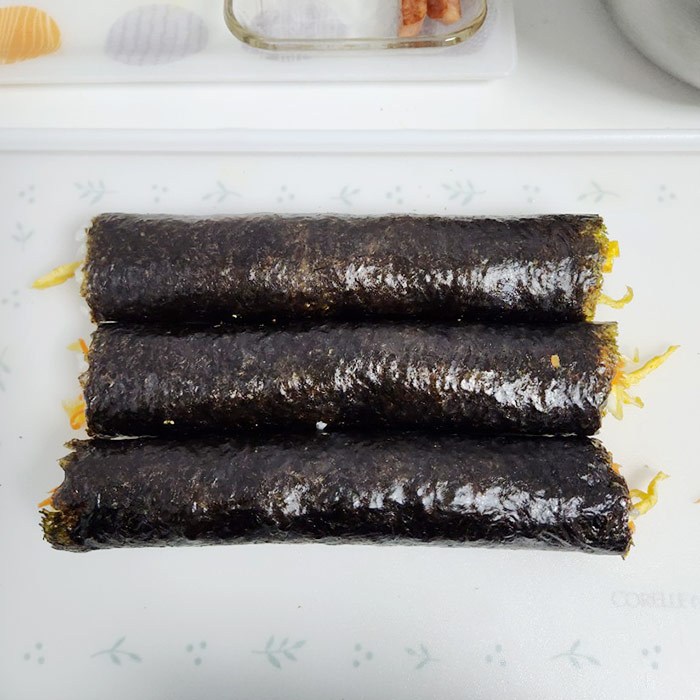 김밥 3줄