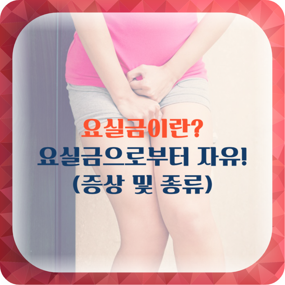 요실금이란? 요심금으로부터 자유!