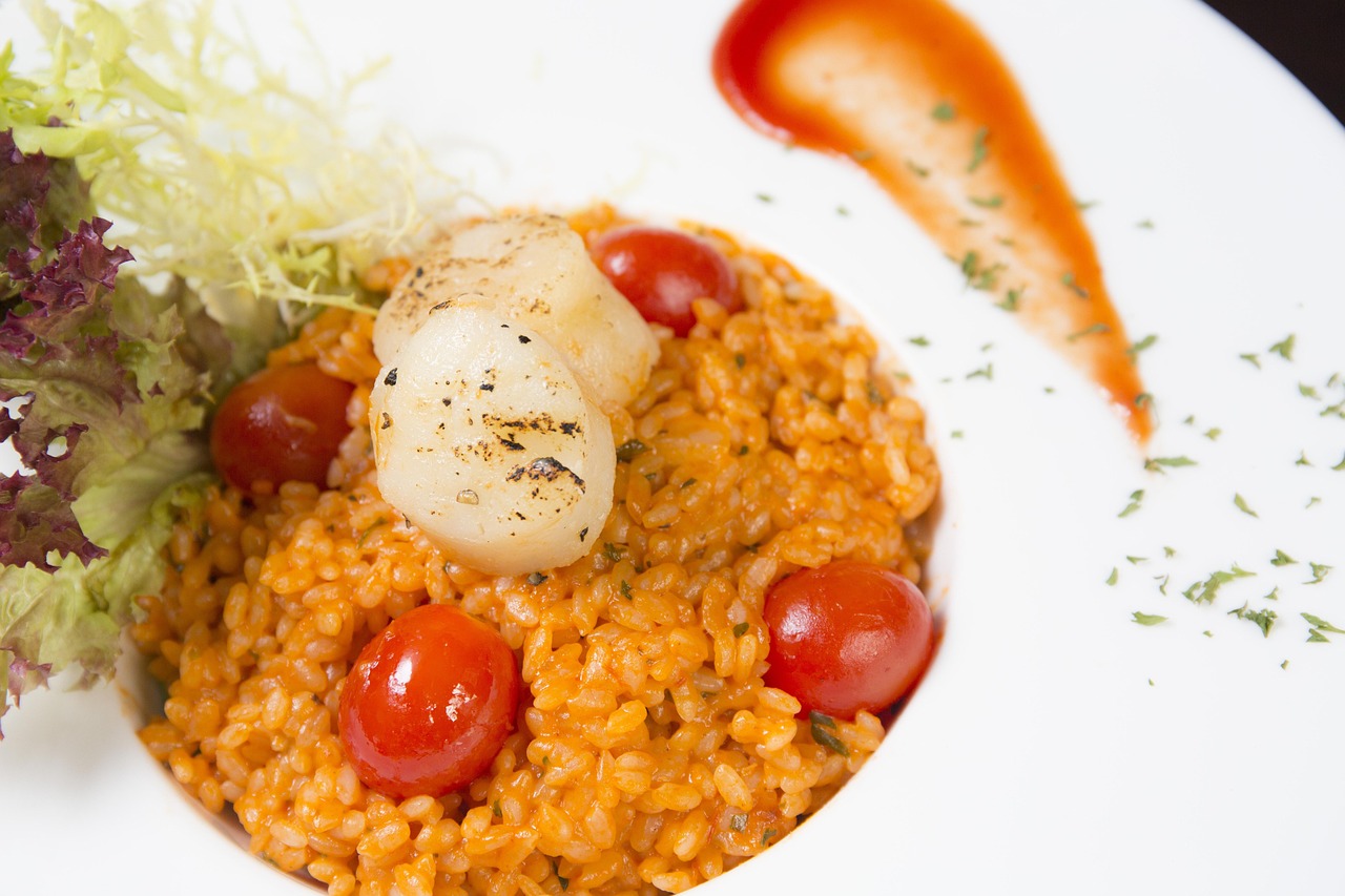 토마토를 이용한 건강한 리조또 사진
