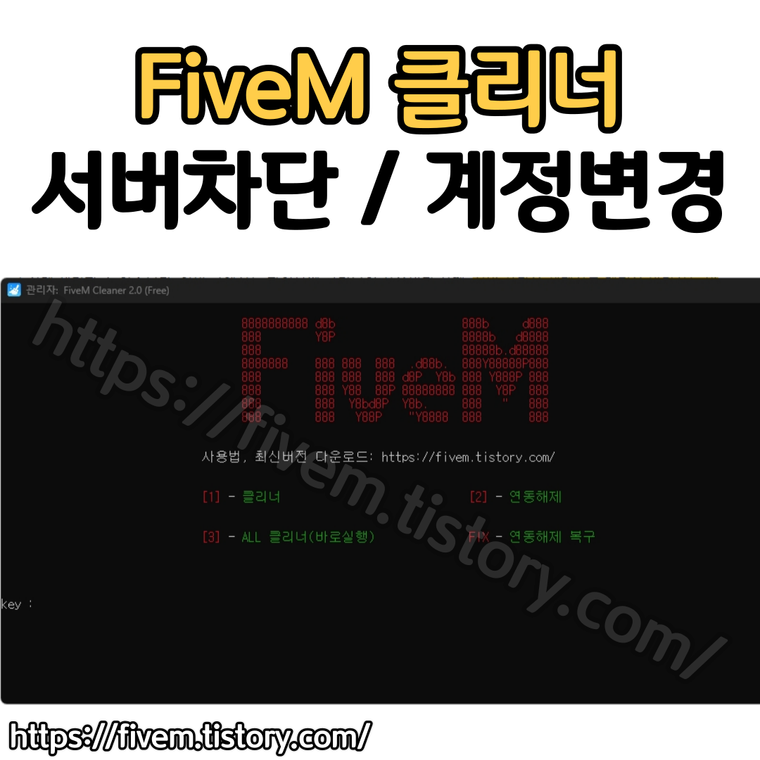 파이브엠 (FiveM) 클리너 프로그램