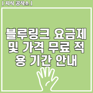 블루링크 요금제 및 가격 무료 적용 기간 안내