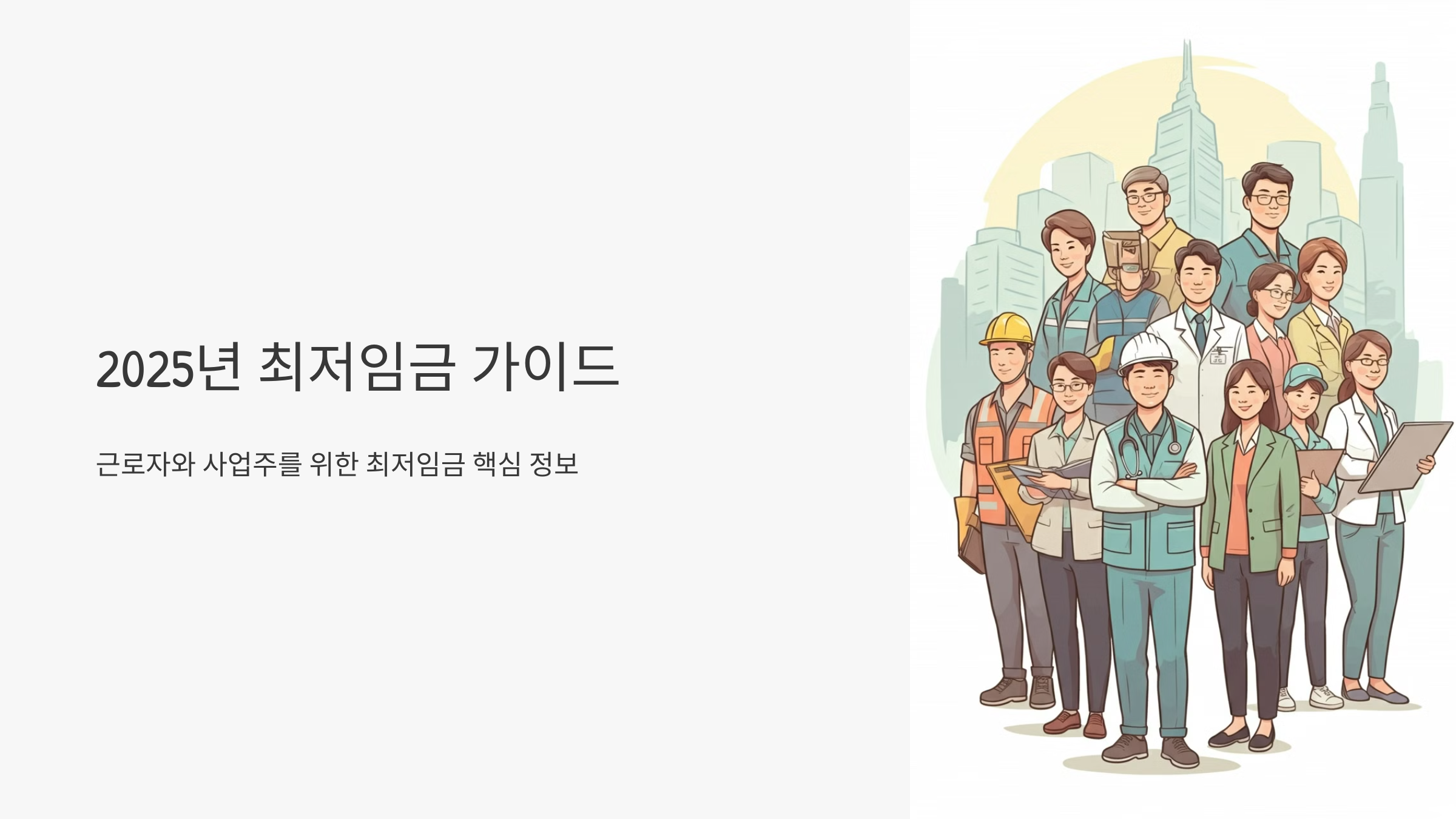 2025년 최저임금, 제대로 알고 계신가요 💡