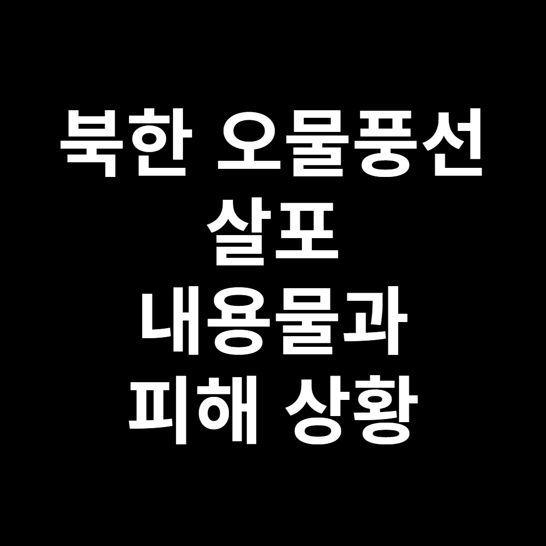 북한 오물풍선 살포