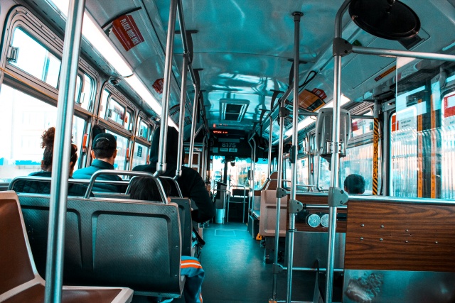 버스 내부 사진