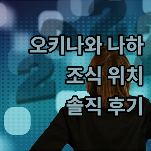 오키나와 나하 호텔, 실제 후기가 궁
