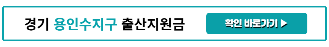 경기 용인수지구 출산지원금