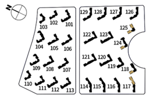 114㎡A 동 배치