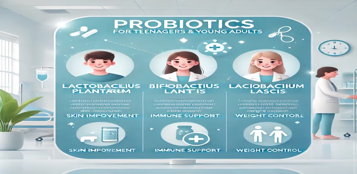 Probiotics for teens and young adults – skin, immunity, and weight management benefits
