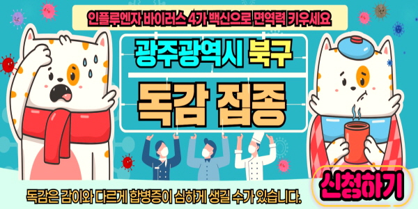 광주광역시 북구 독감 예방접종 병원