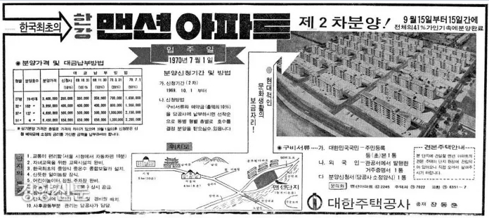 이촌동 '한강맨션아파트', 51년 만 '68층 랜드마크로 거듭난다...한국 최초 중산층 아파트 