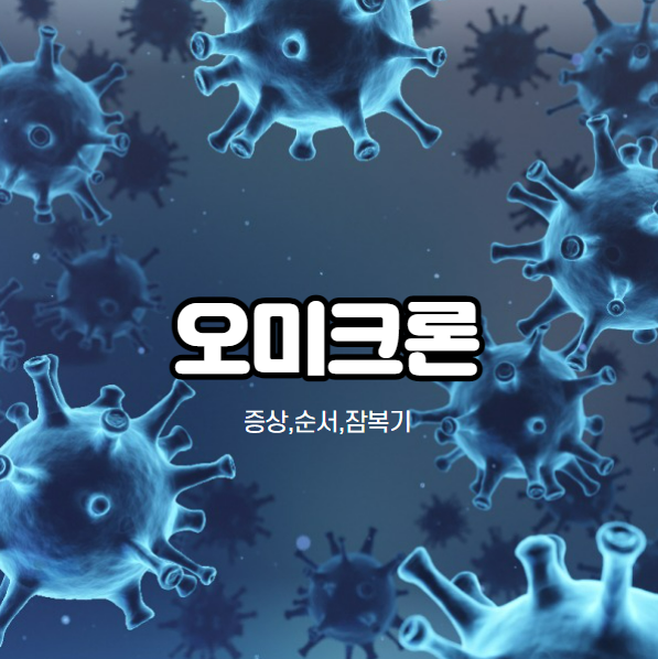  오미크론 증상 순서 잠복기 총정리