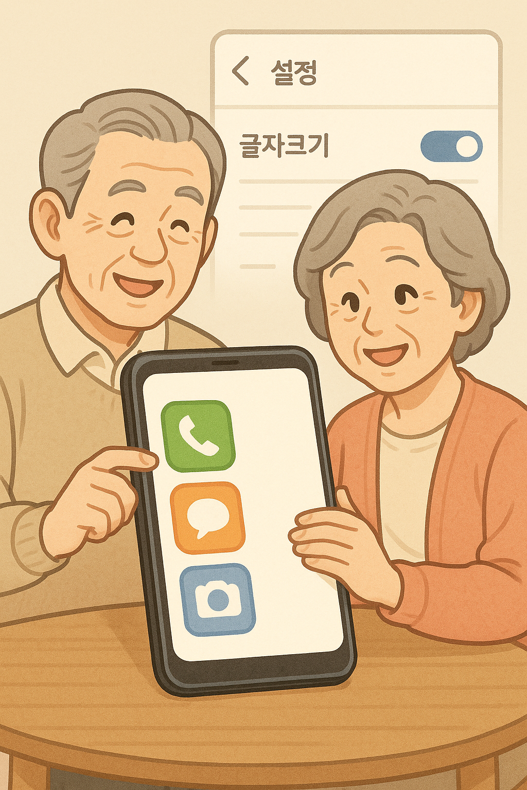 스마트폰 어르신 맞춤