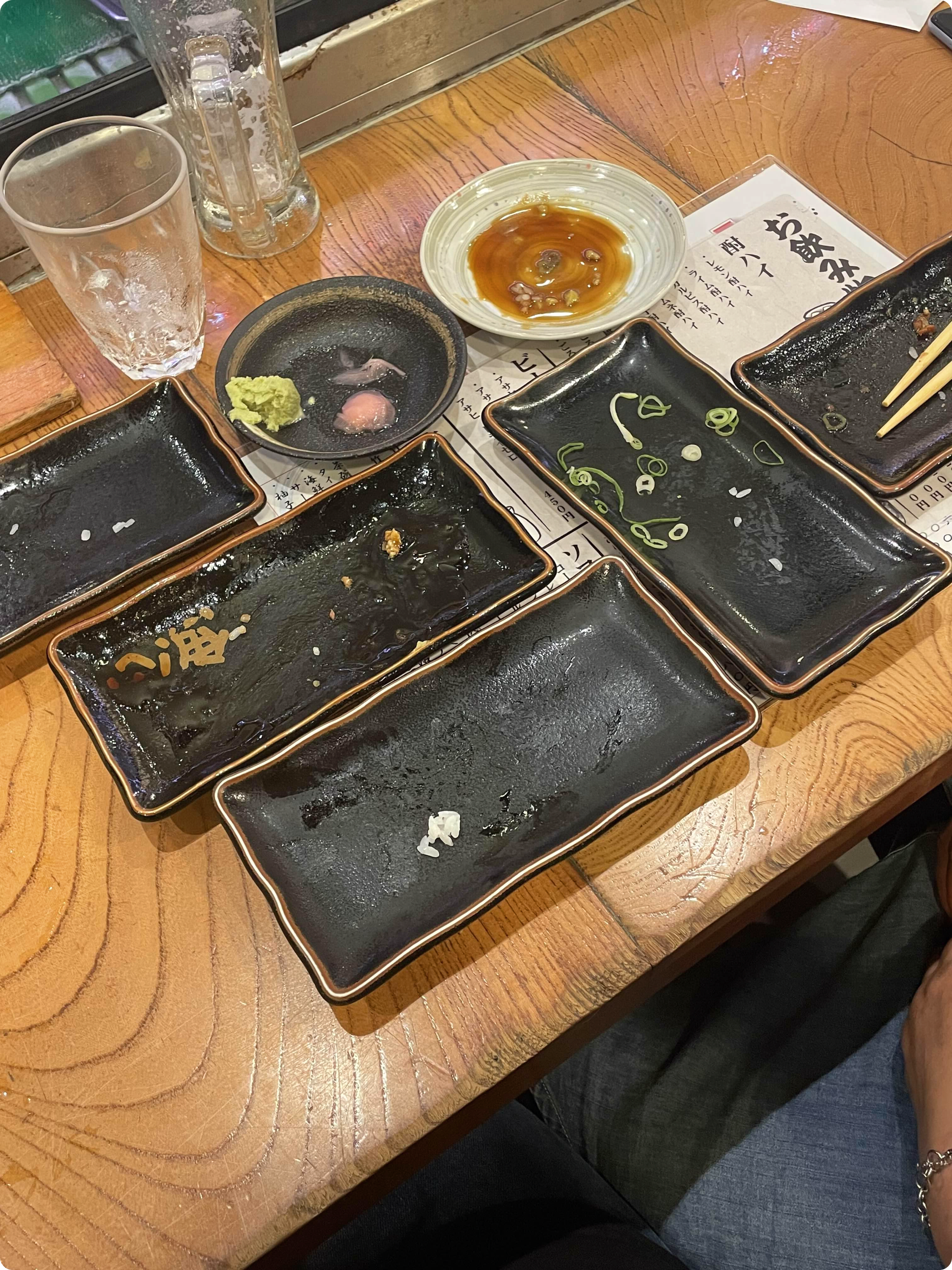 다 먹은 후의 사진
