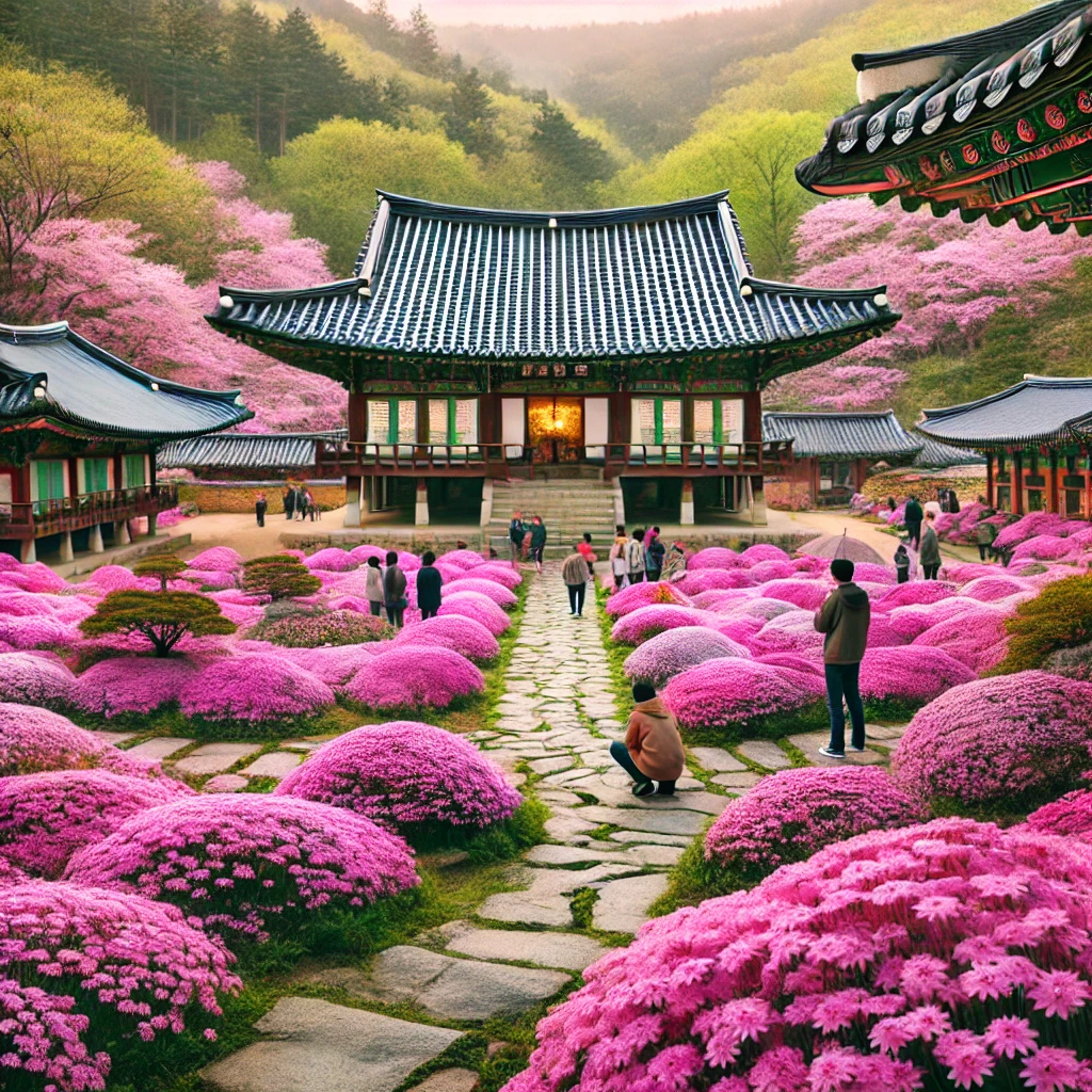 금강사 꽃잔디 이미지