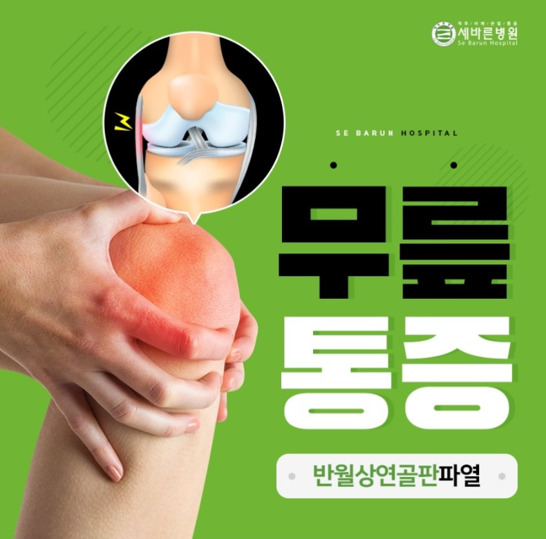  반월상연골파열 증상 원인 그리고 관절내시경 수술