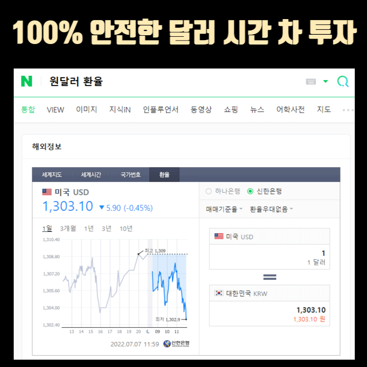 100% 안전한 달러 시간 차 투자