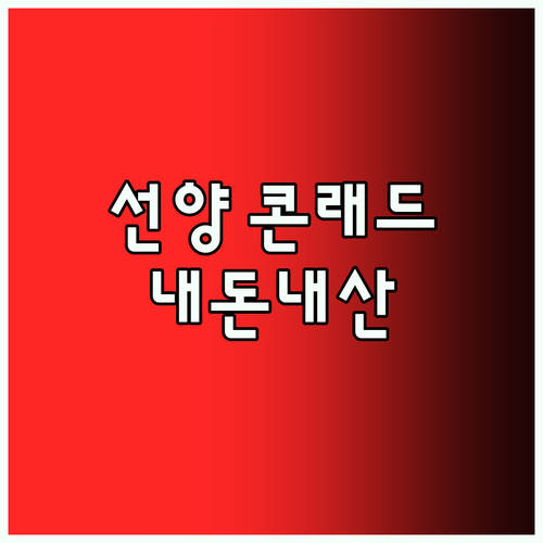 콘래드 선양 숙박 후기! 솔직한 내돈