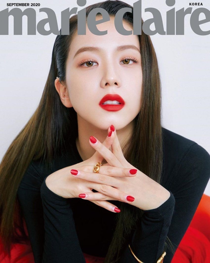  Blackpink Jennie and Jisu with marie claire 2020 september