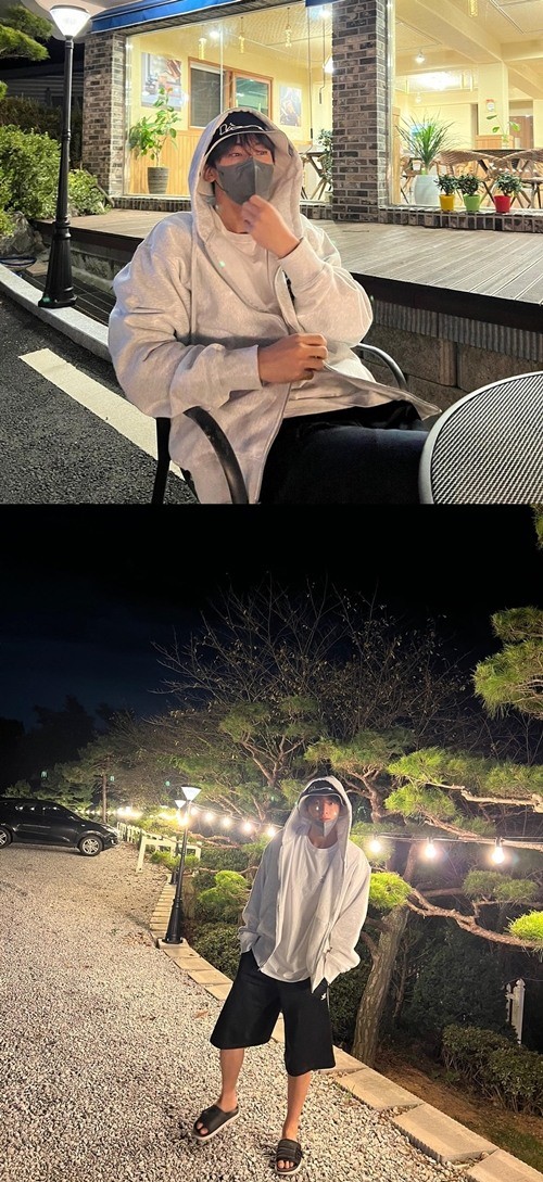  차은우, 반바지에 슬리퍼라니! 차은우는 이래도 다르네 [사진]