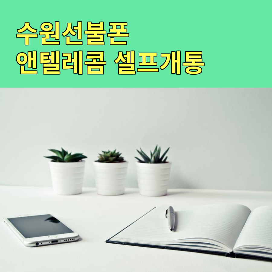  수원선불폰 다이소 유심으로 셀프개통 가능해요