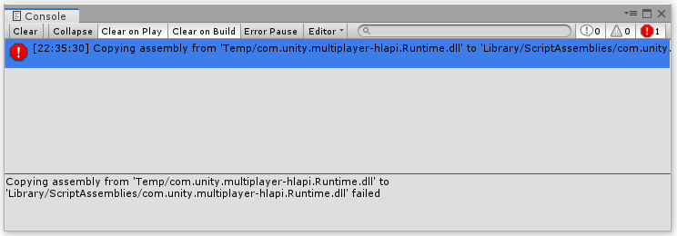 코더제로 유니티 매뉴얼 ARCore 에레 발생