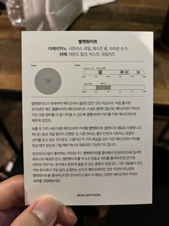 벨벳 화이트 설명서
