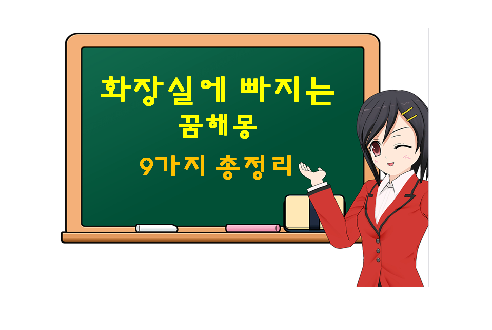  화장실에 빠지는 꿈 해몽 9가지 총정리