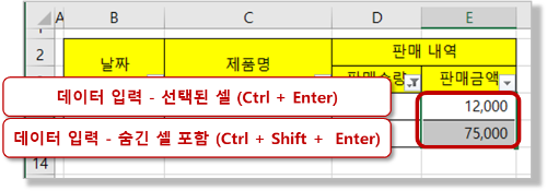 필터링 - 데이터 입력하기