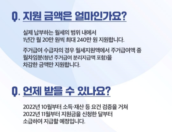 청년월세지원