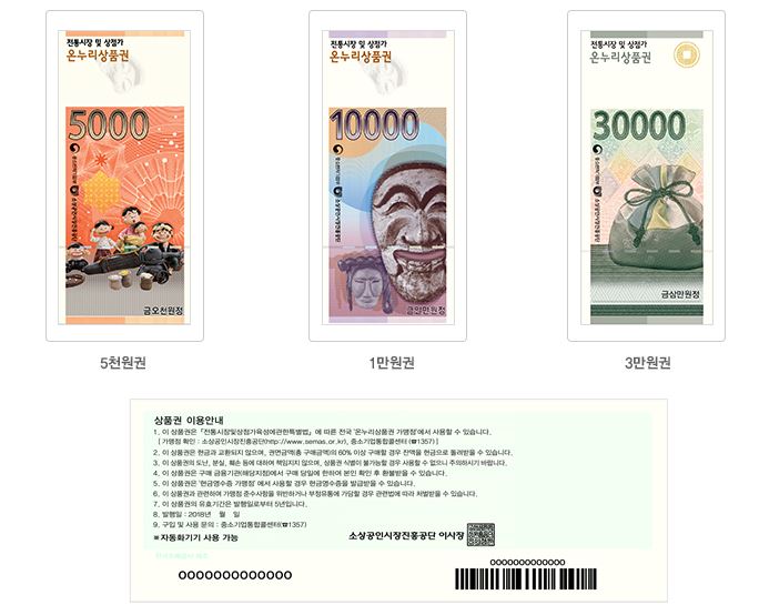  온누리상품권 사용처 정리
