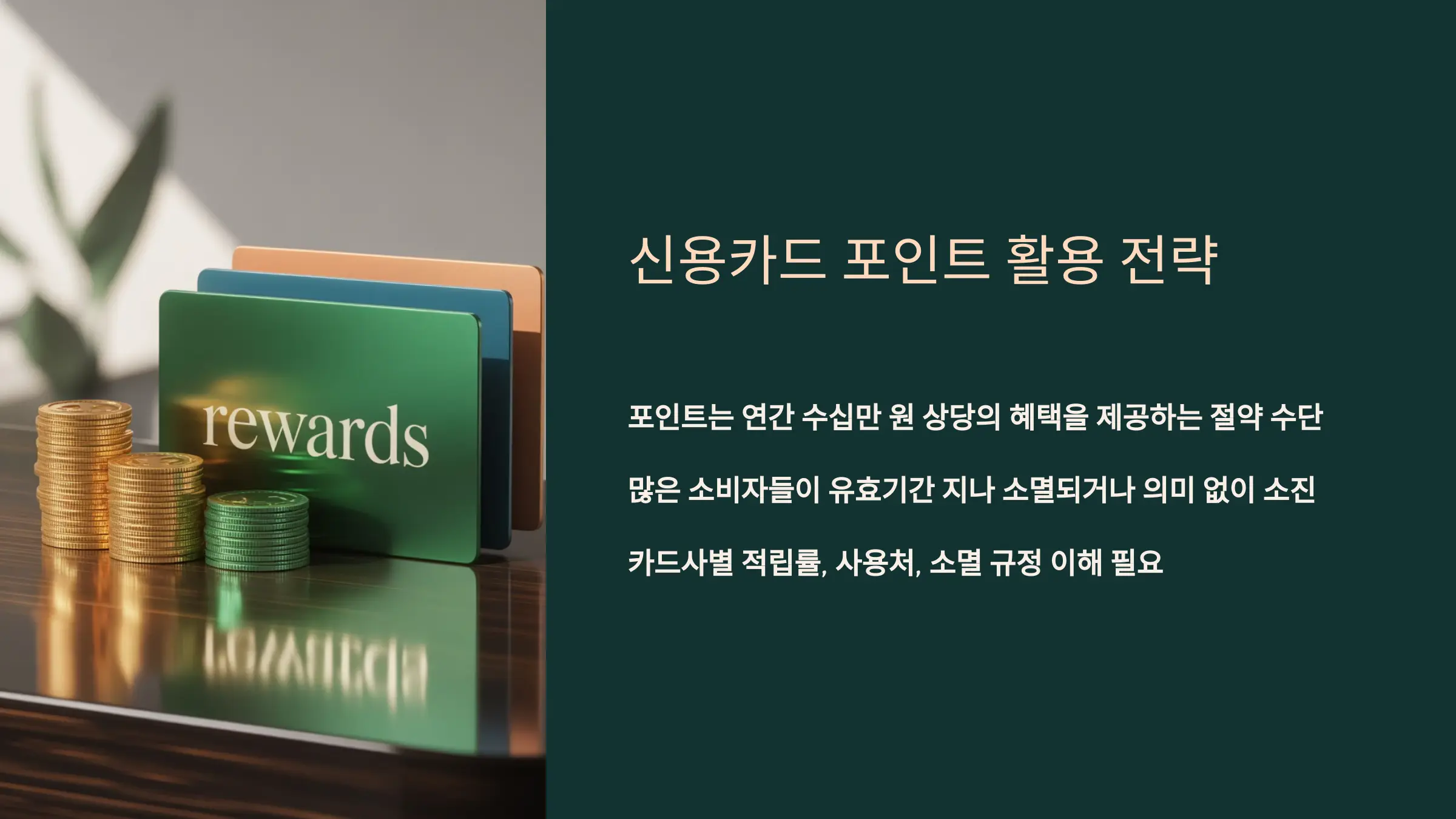 신용카드 포인트 활용법 총정리