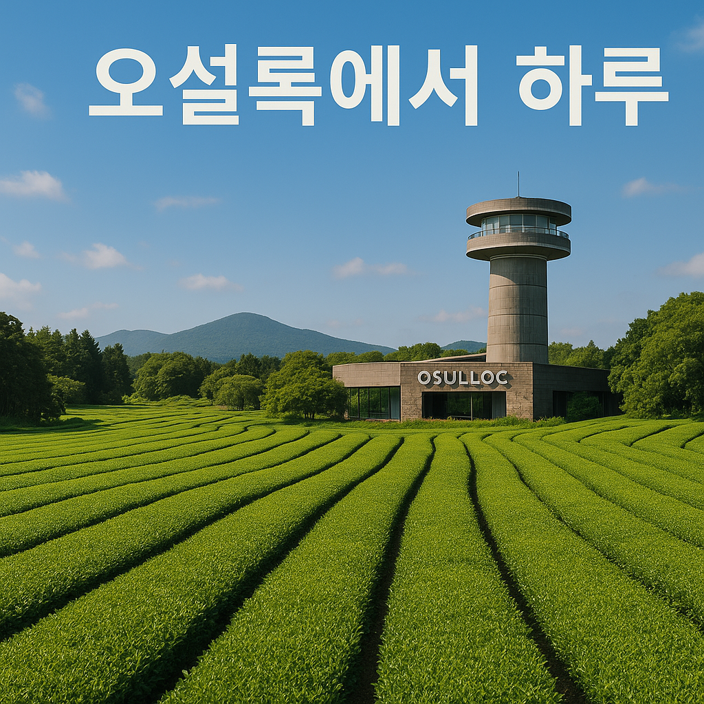 제주 녹차 여행의 정수, 오설록에서 하루