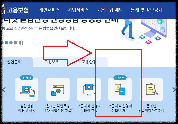 실업급여 신청방법