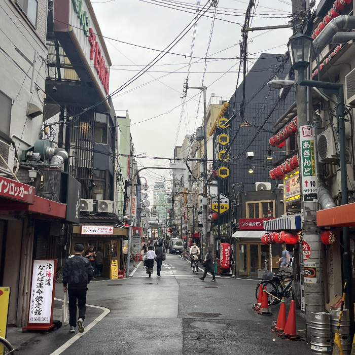 우라난바(숙소가는길)