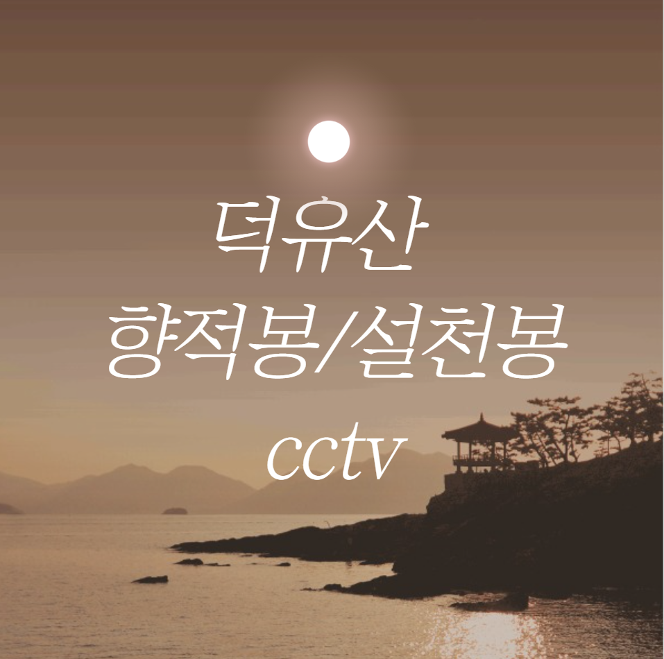  덕유산 향적봉 cctv (설천봉)