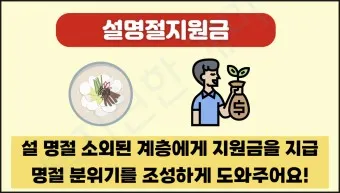 설명절 정부지원금 소상공인 지원금 2025년_5