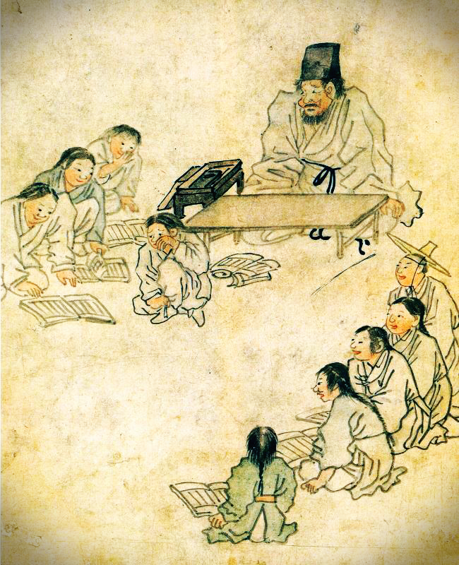  김홍도 서당