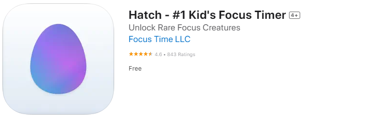 Hatch - #1 Kid&#39;s Focus Timer