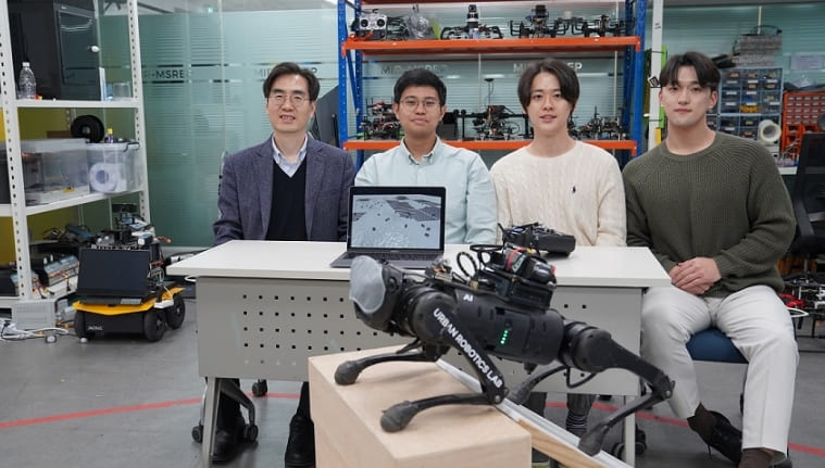 카이스트 , 앞이 안보이는 시야에서도 갈 수 있는 사족보행 로봇 기술 개발 VIDEO: DreamWaQ: legged robot walks in harsh environments with its imagination