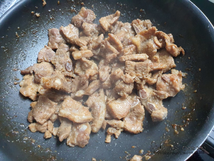 주성 고기 양념 돼지갈비 오늘의 저녁 반찬 10